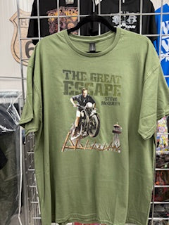 THE GREAT ESCAPE STEVE MC QUEEN TEE SHIRT