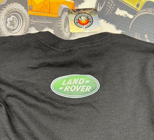LANDROVER 90 T SHIRT GRAPHIC BLACK ADULT