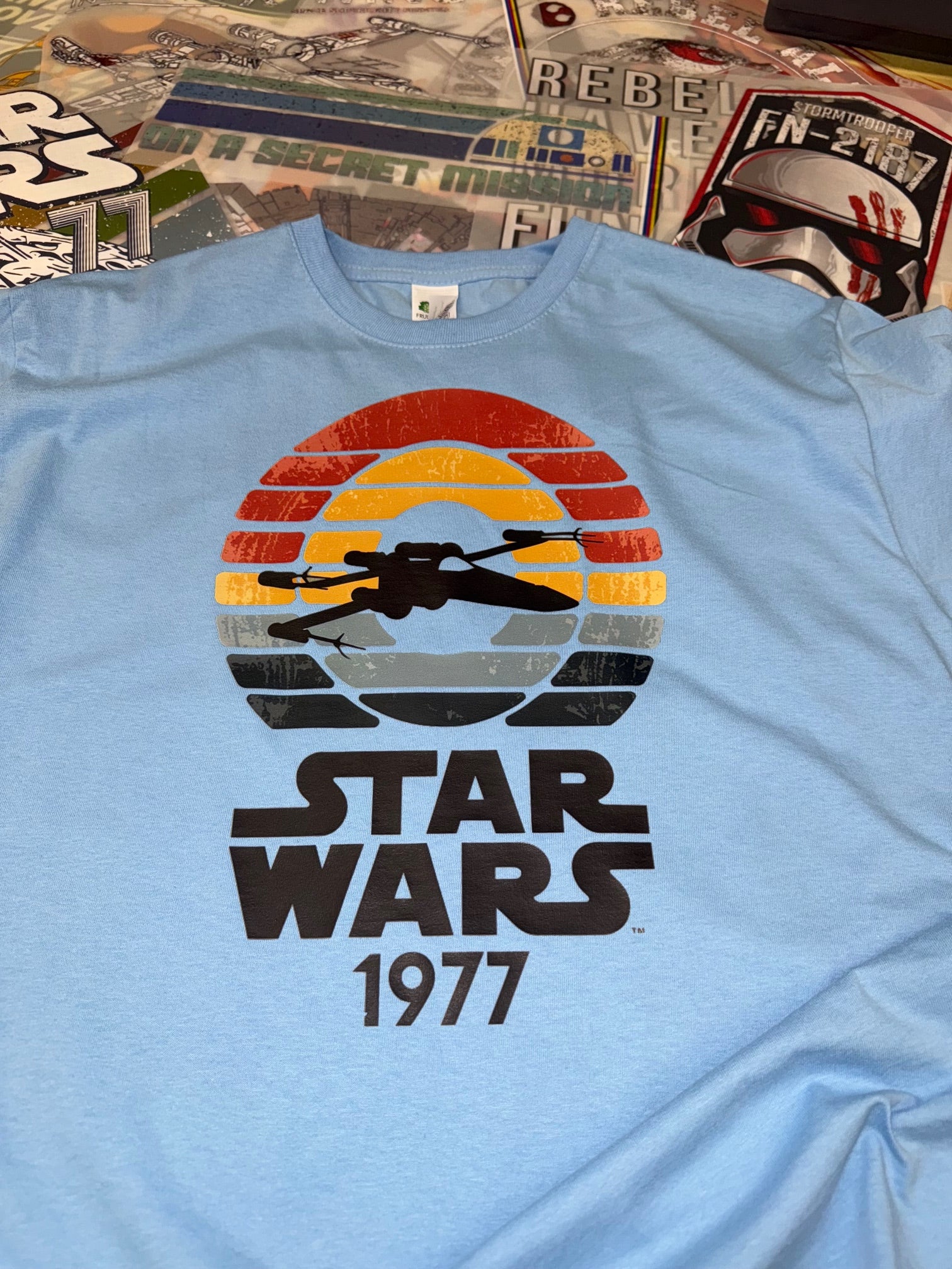 STAR WARS BLUE T SHIRT