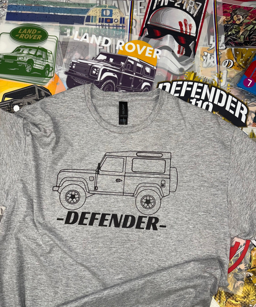 LANDROVER GREY T SHIRT