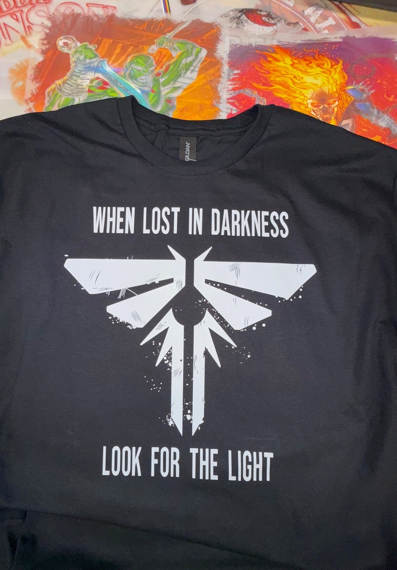 THE LAST OF US T SHIRT BLACK