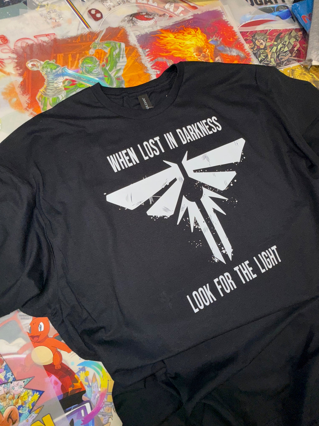 THE LAST OF US T SHIRT BLACK