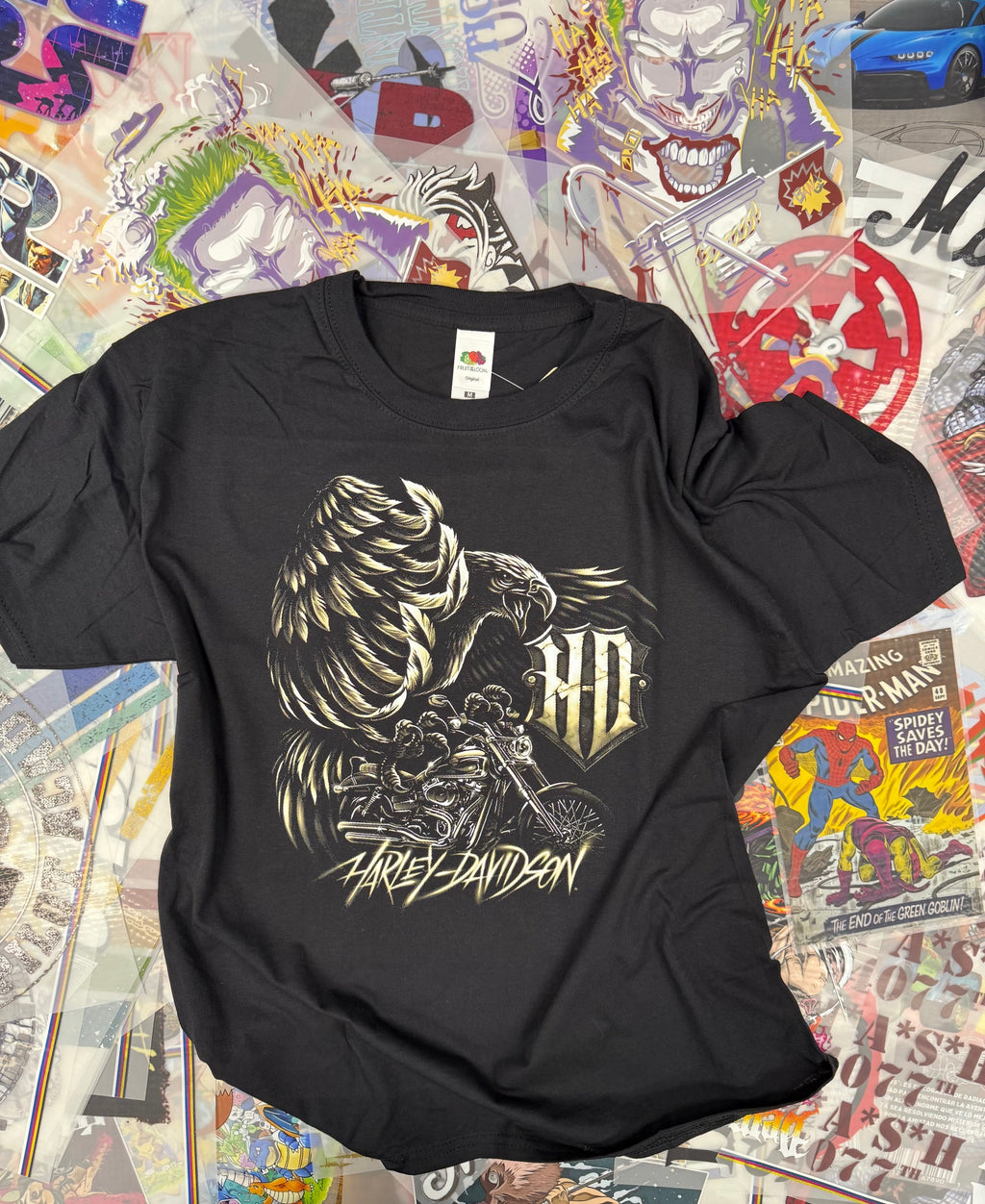 HARLEY DAVIDSON BLACK T SHIRT