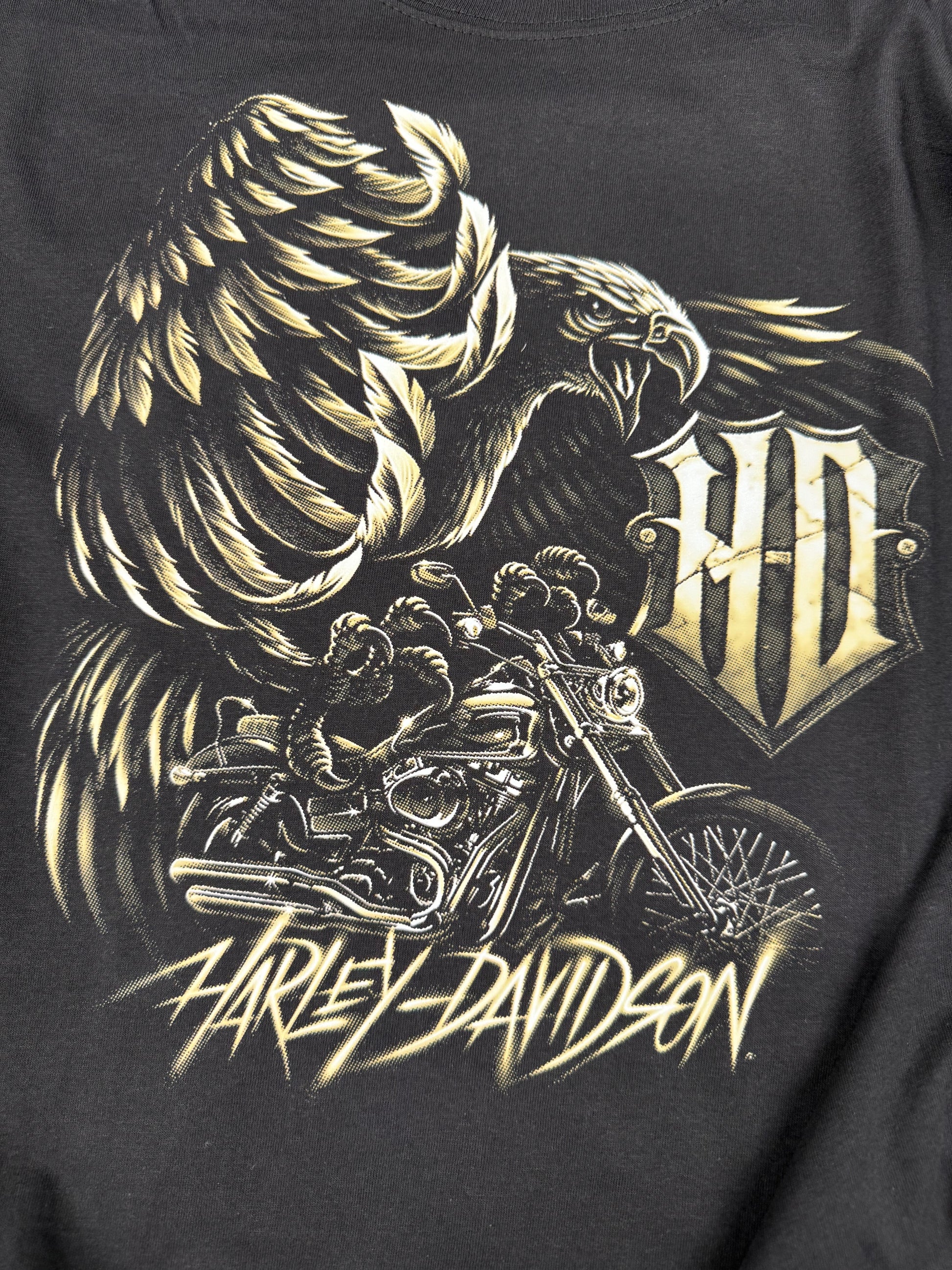 HARLEY DAVIDSON BLACK T SHIRT