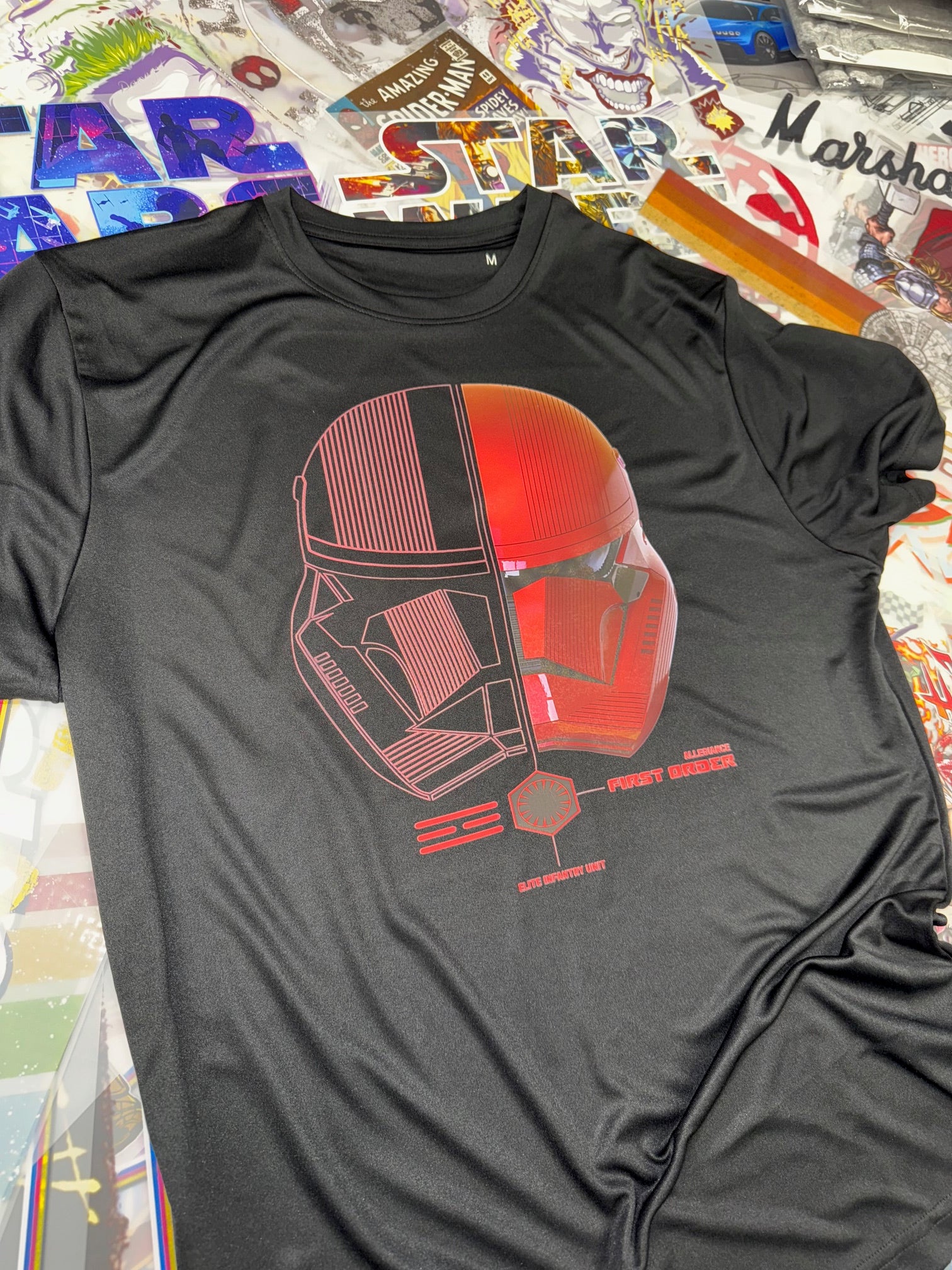 STAR WARS FIRST ORDER BLACK T SHIRT