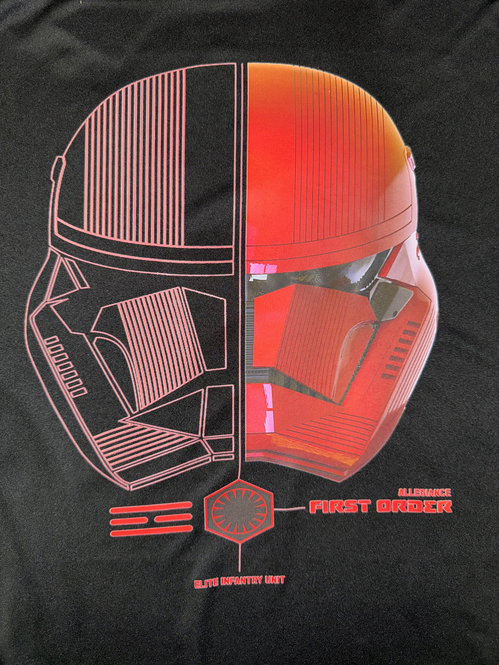 STAR WARS FIRST ORDER BLACK T SHIRT