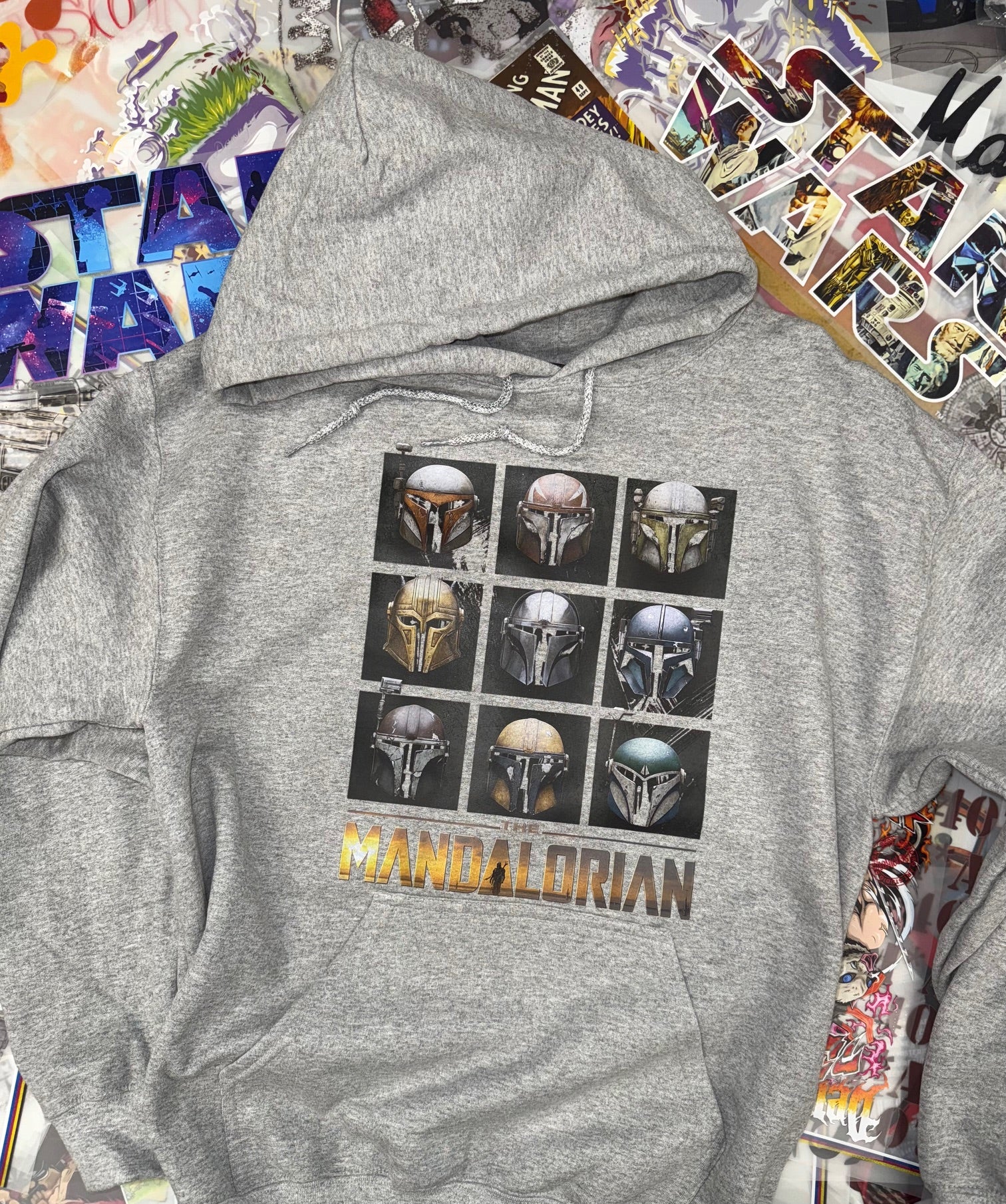 STAR WARS MANDALORIAN GREY HOODIE