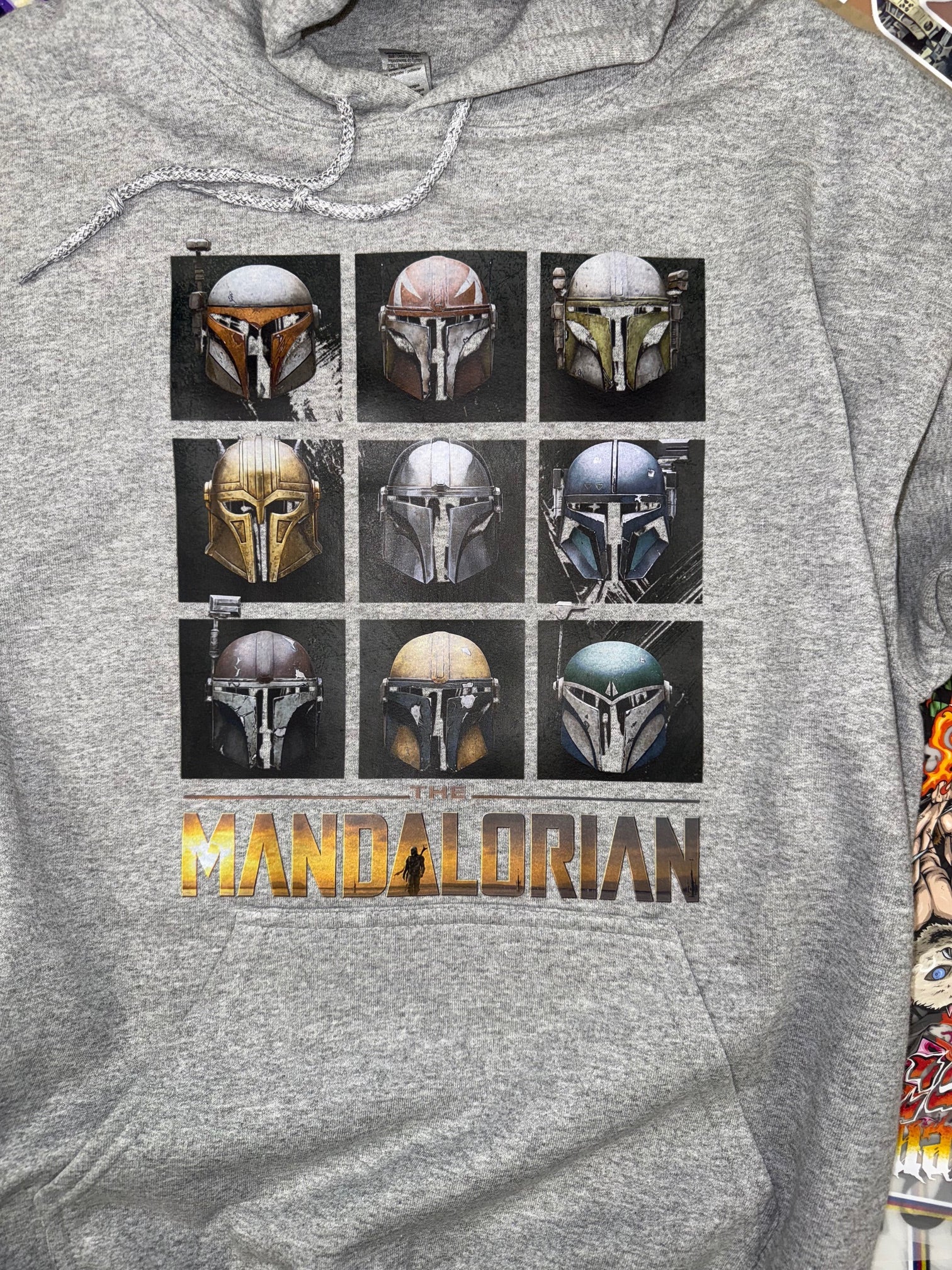 STAR WARS MANDALORIAN GREY HOODIE
