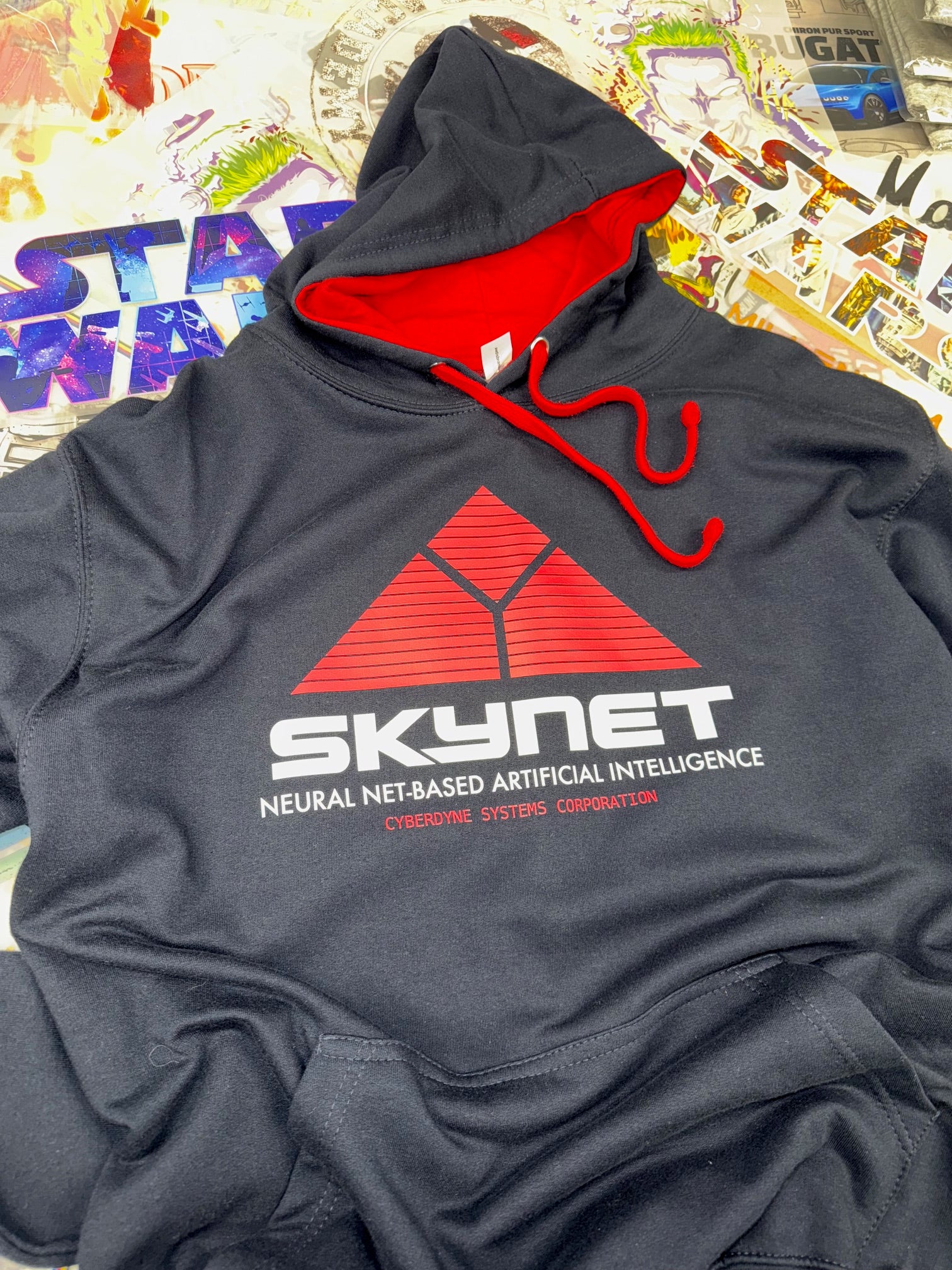 TERMINATOR SKYNET DARK NAVY HOODIE