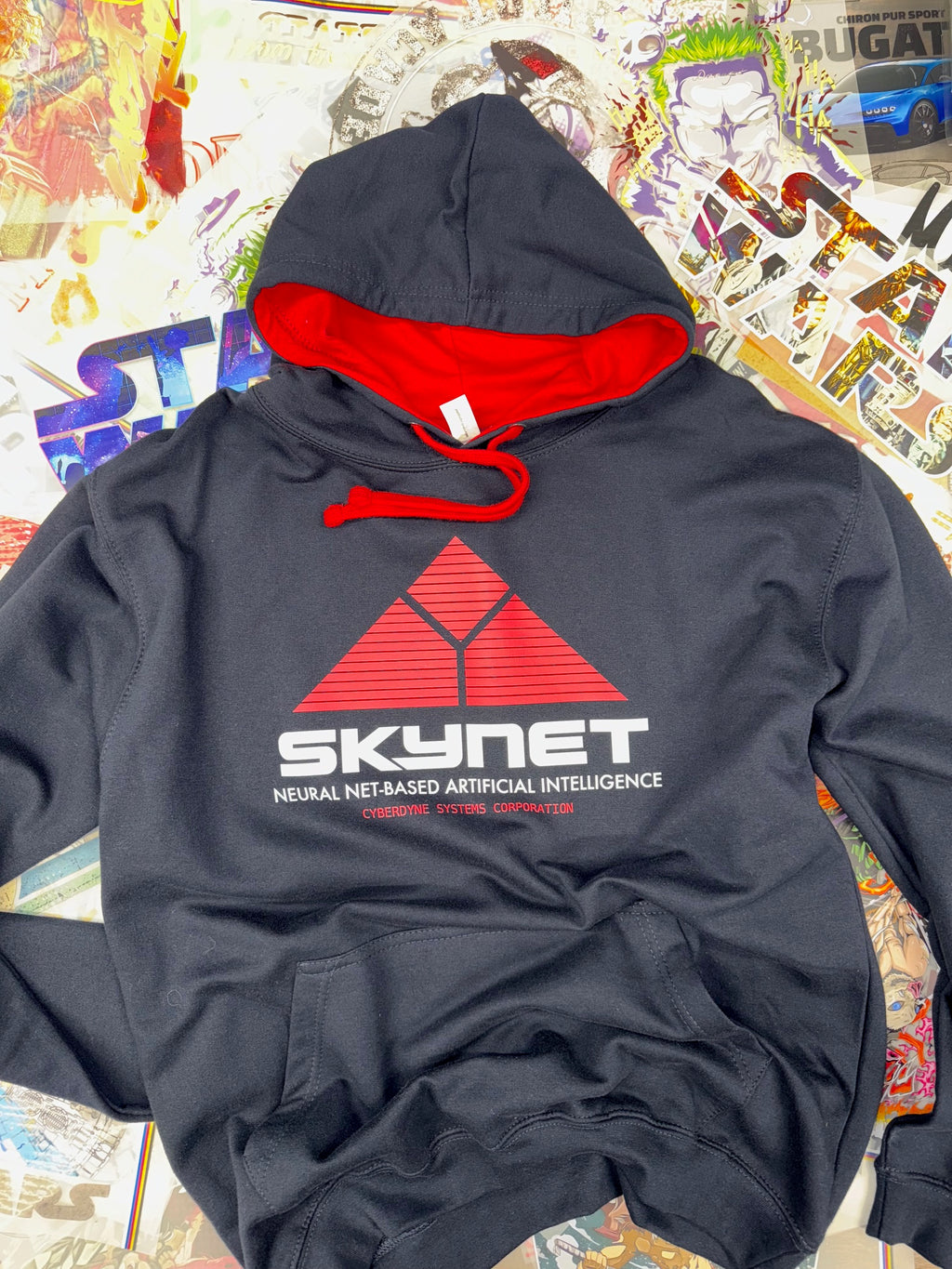 TERMINATOR SKYNET DARK NAVY HOODIE