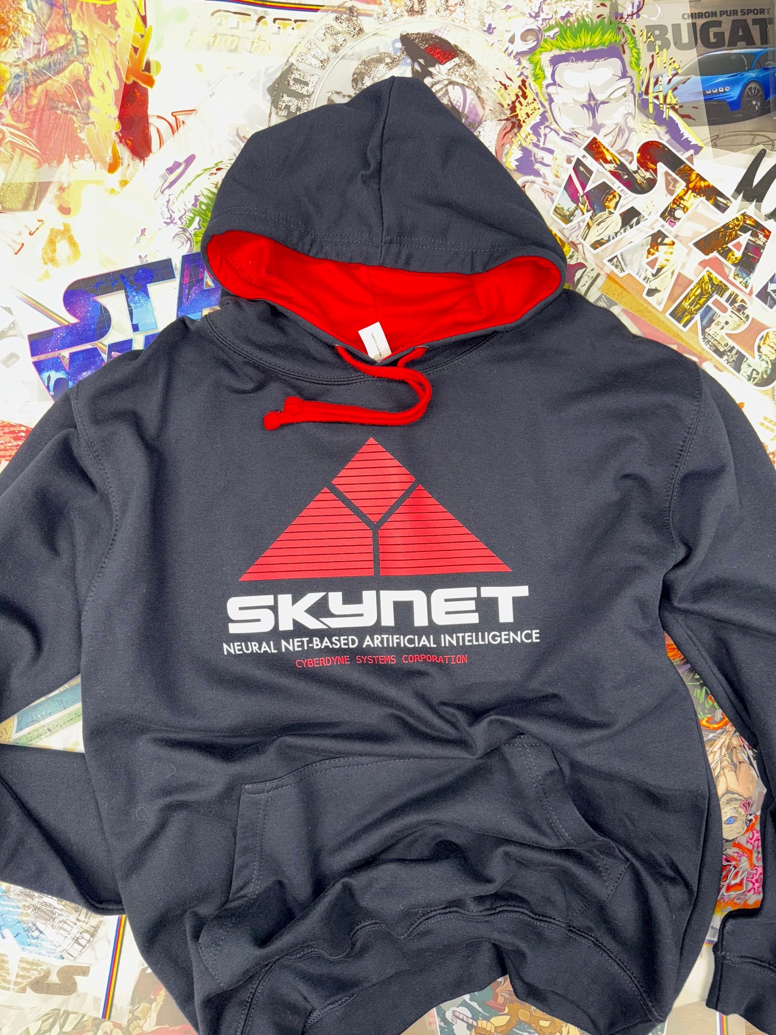 TERMINATOR SKYNET DARK NAVY HOODIE