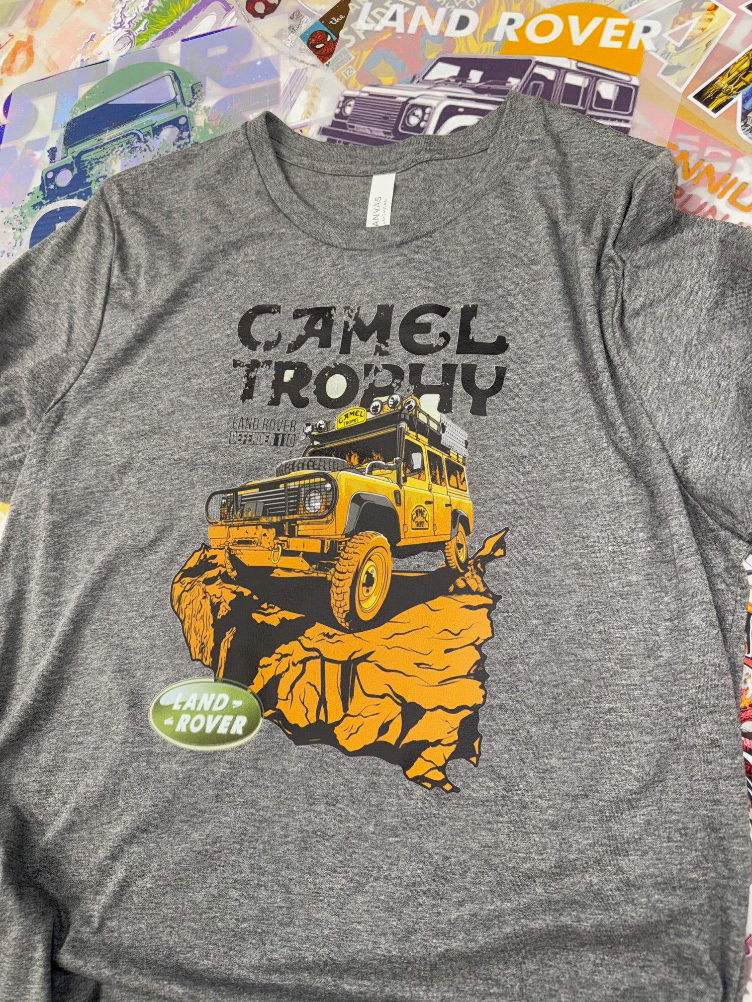 LANDROVER CAMEL TROPHY GREY T SHIRT
