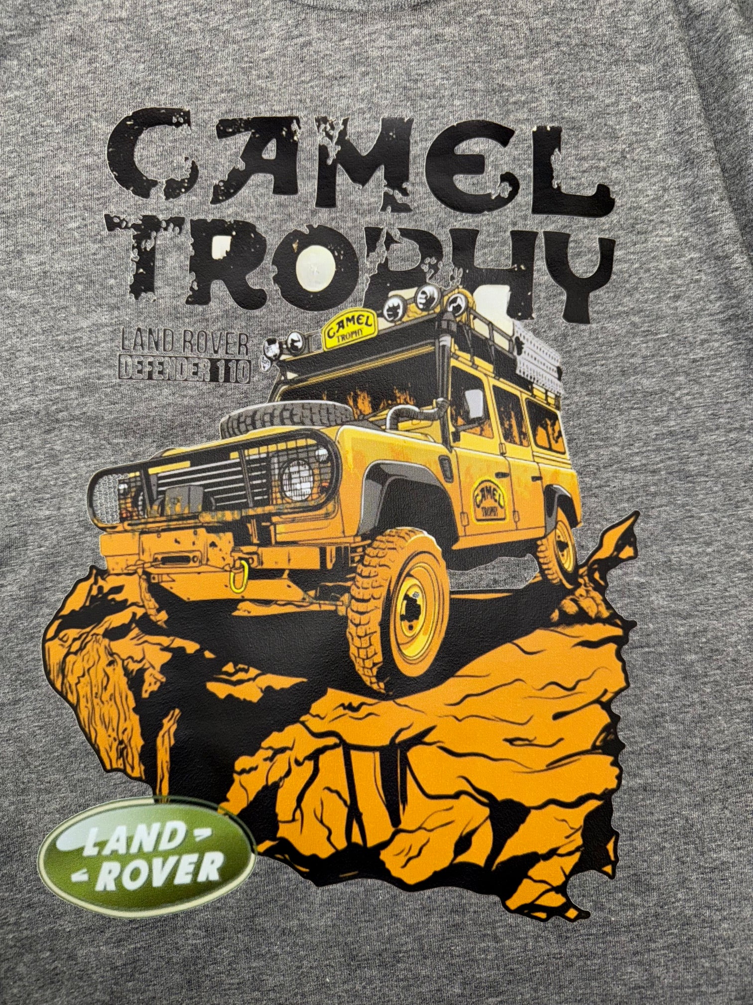 LANDROVER CAMEL TROPHY GREY T SHIRT