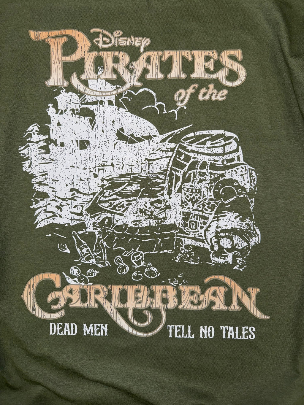PIRATES OF THE CARIBBEAN GREEN T SHIRT
