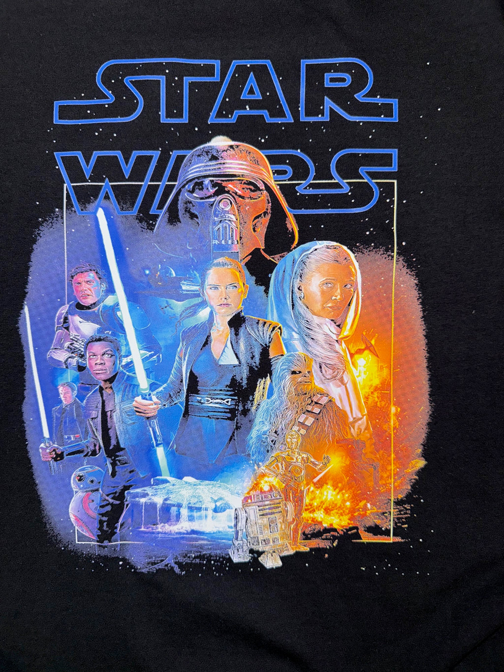 STAR WARS THE FORCE AWAKENS BLACK T SHIRT