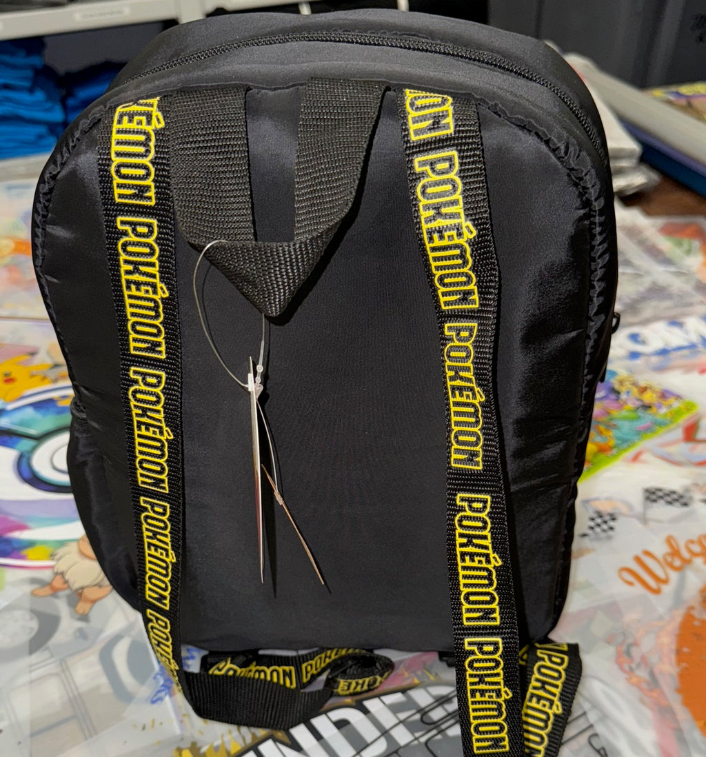 POKEMON PADDED BLACK AND YELLOW MINI BACKPACK