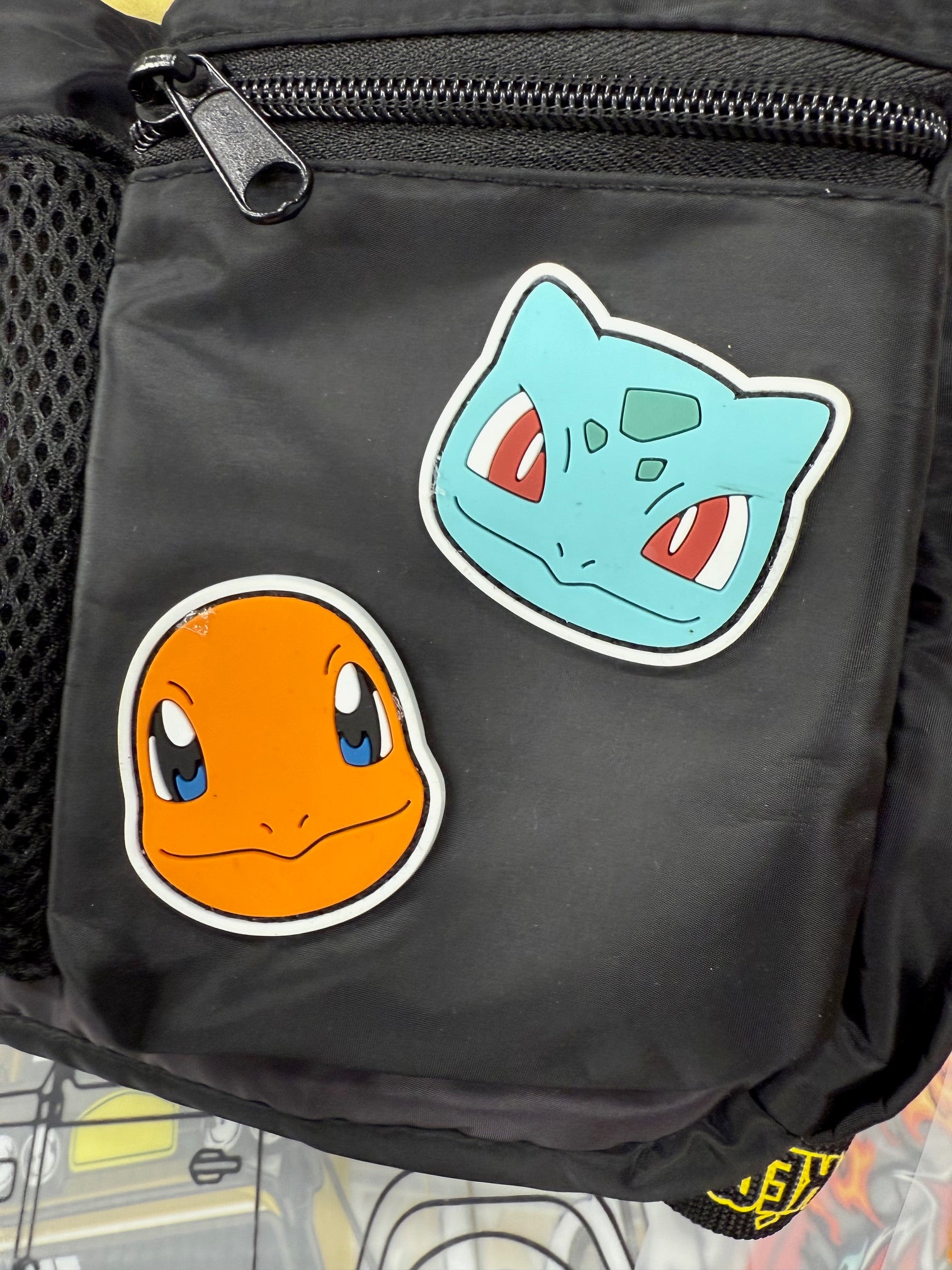 POKEMON PADDED BLACK AND YELLOW MINI BACKPACK