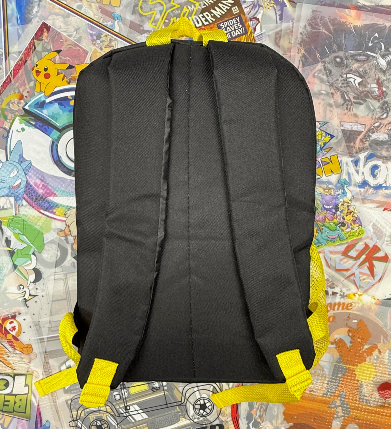 POKEMON PIKACHU BLACK AND YELLOW BACKPACK