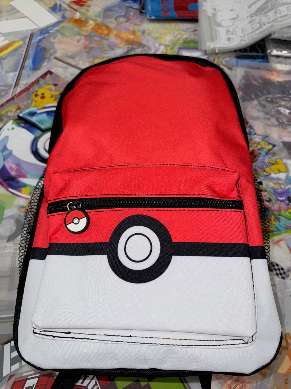 POKEMON CLASSIC RED AND WHITE BACKPACK