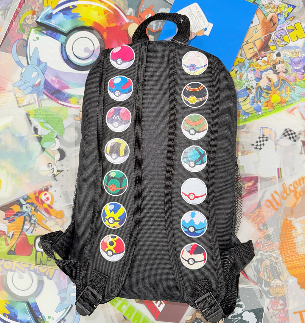 POKEMON CLASSIC RED AND WHITE BACKPACK