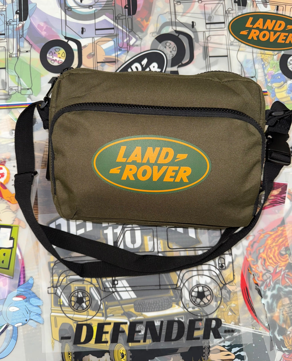 LANDROVER GREEN SMALL MULTI PURPOSE BAG