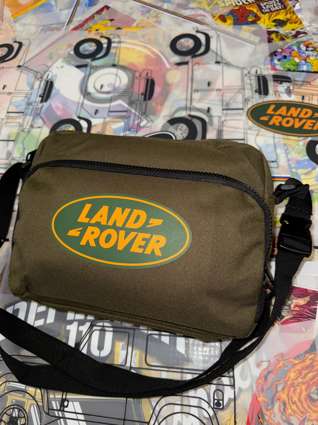 LANDROVER GREEN SMALL MULTI PURPOSE BAG