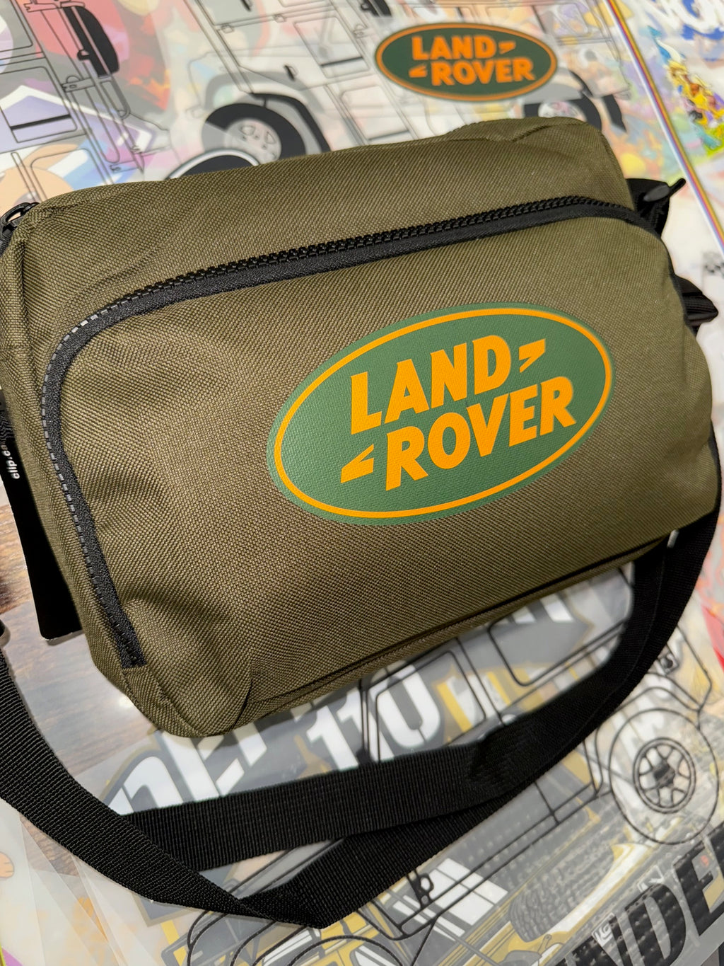 LANDROVER GREEN SMALL MULTI PURPOSE BAG