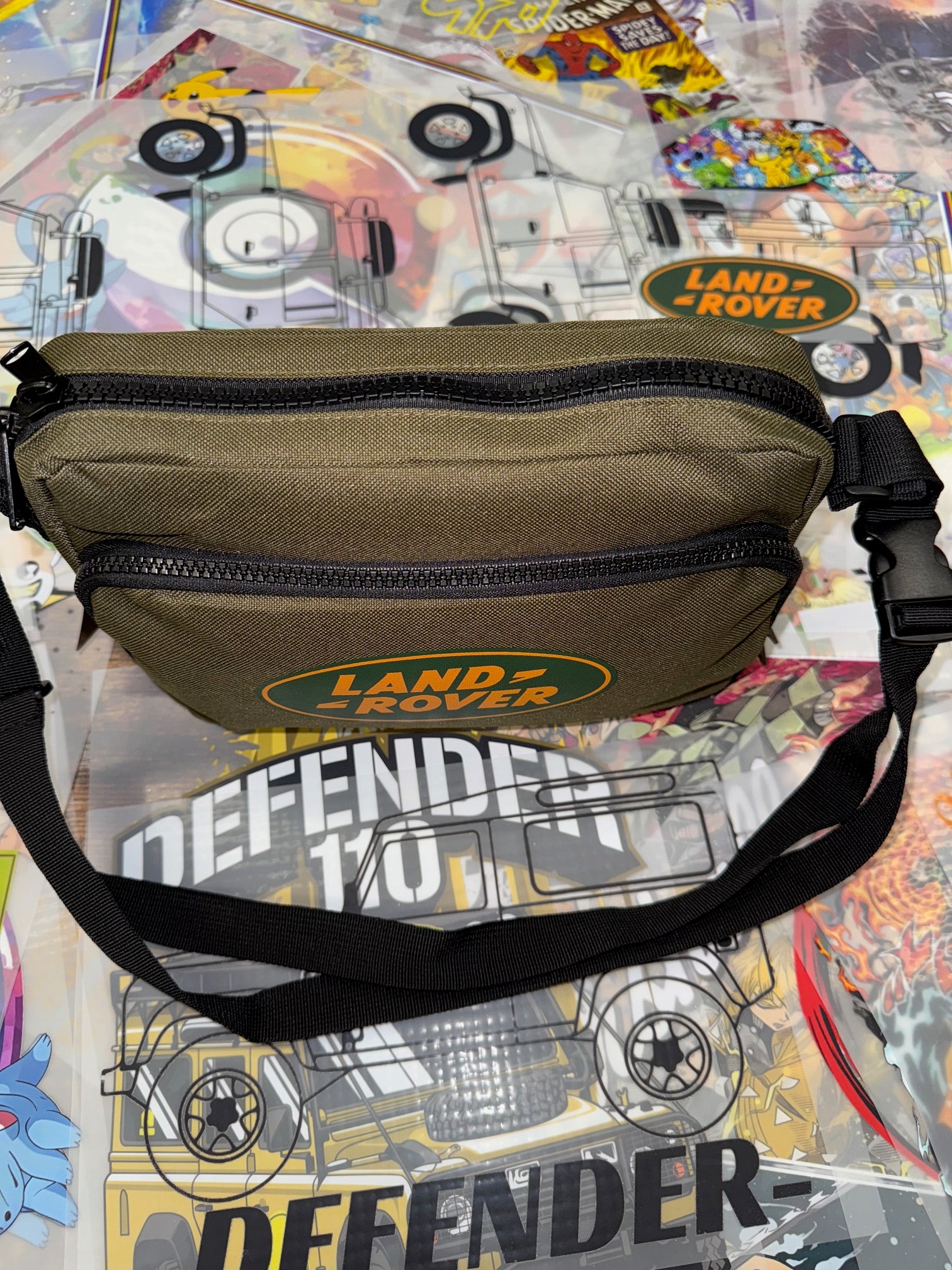 LANDROVER GREEN SMALL MULTI PURPOSE BAG