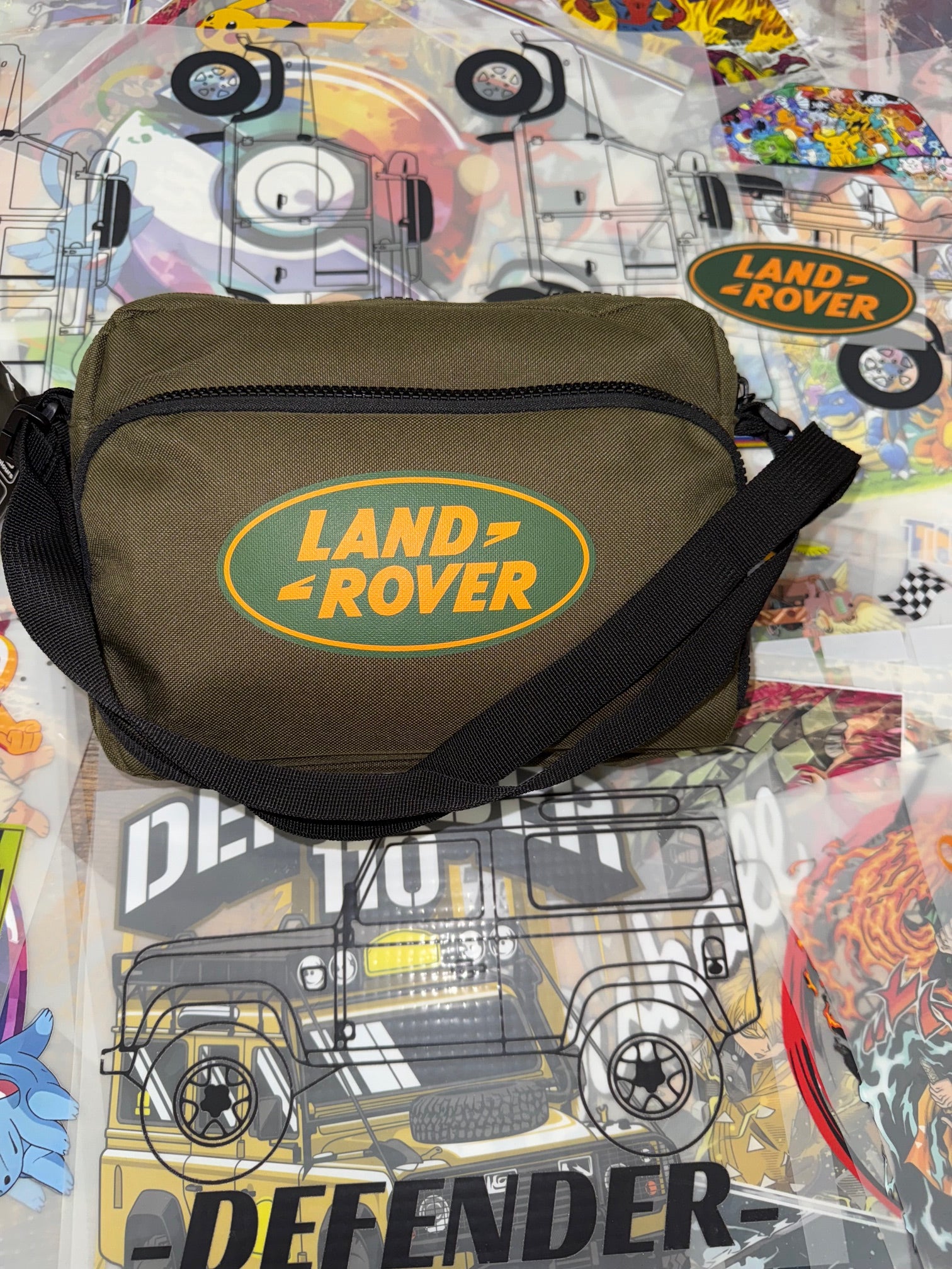 LANDROVER GREEN SMALL MULTI PURPOSE BAG