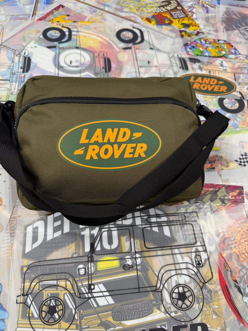 LANDROVER GREEN SMALL MULTI PURPOSE BAG