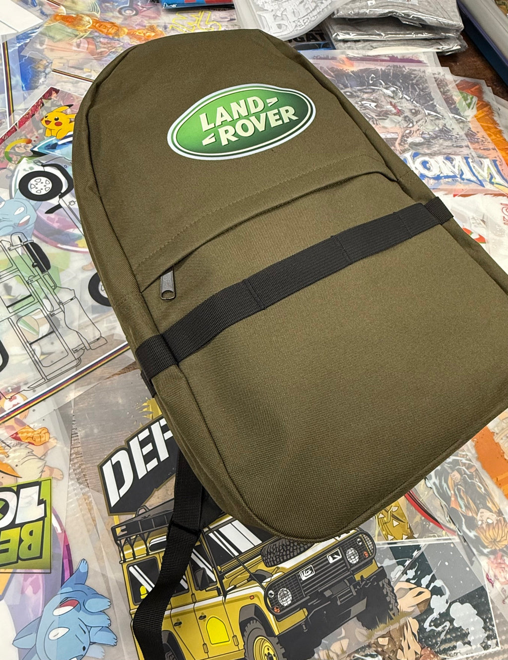 LANDROVER GREEN BACKPACK