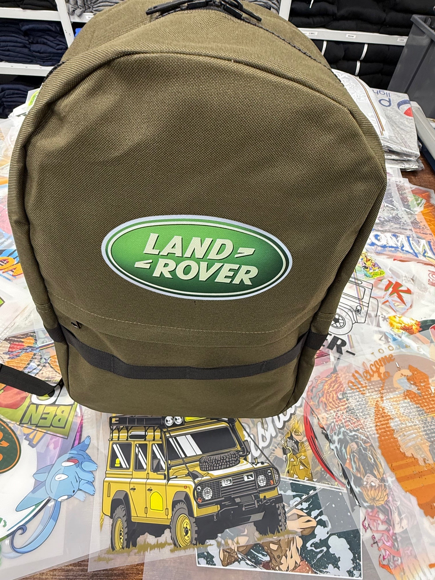 LANDROVER GREEN BACKPACK