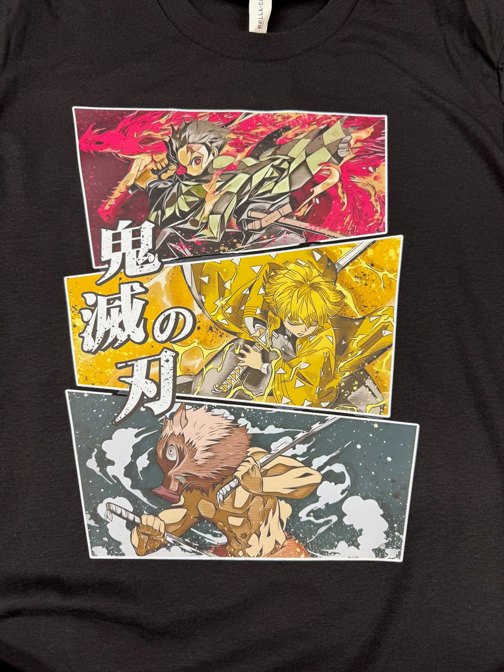 DEMON SLAYER BLACK T SHIRT