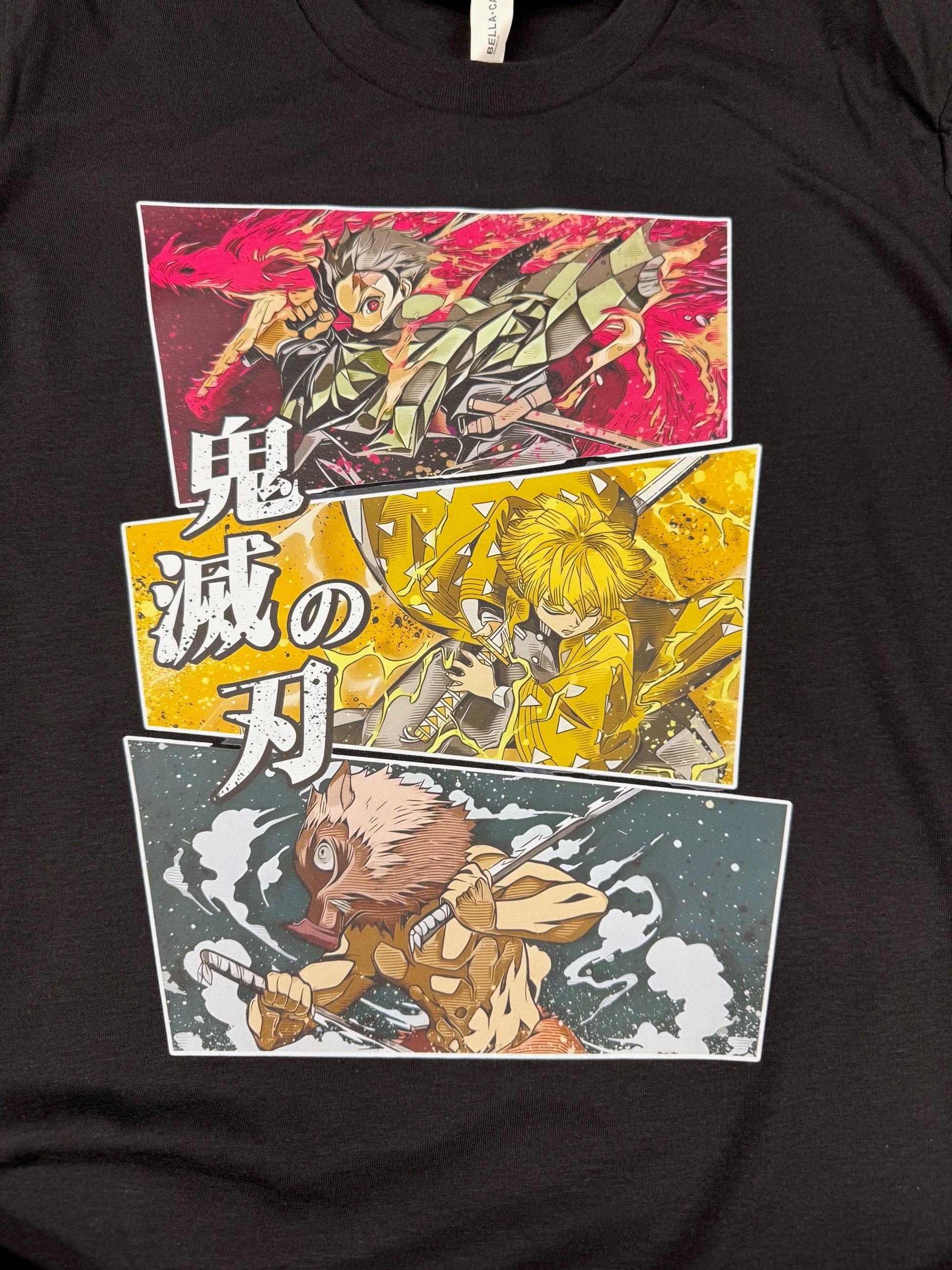 DEMON SLAYER BLACK T SHIRT