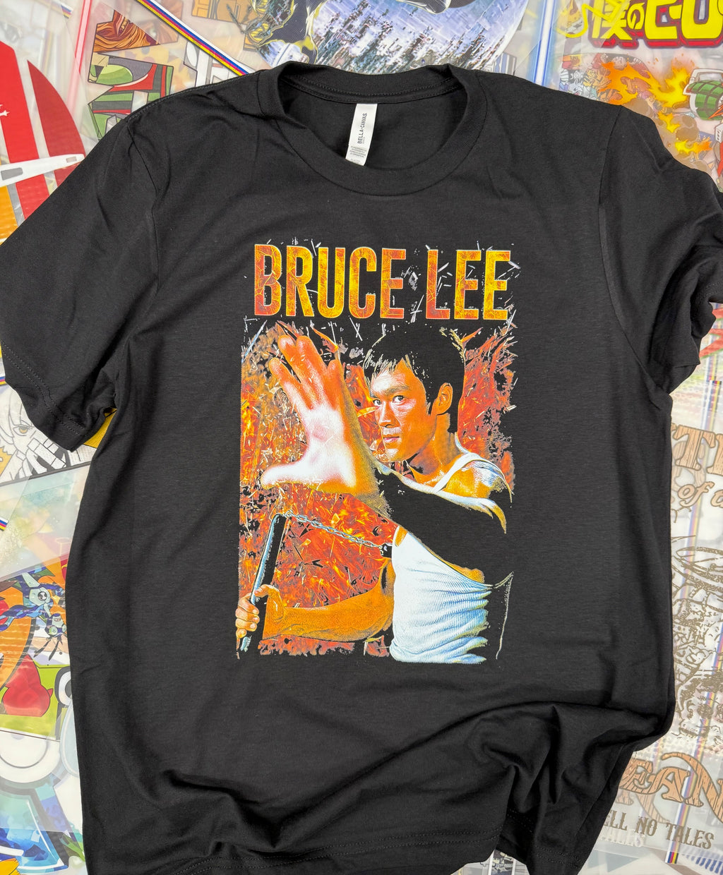 BRUCE LEE BLACK T SHIRT
