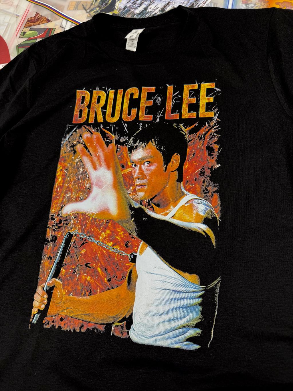 BRUCE LEE BLACK T SHIRT