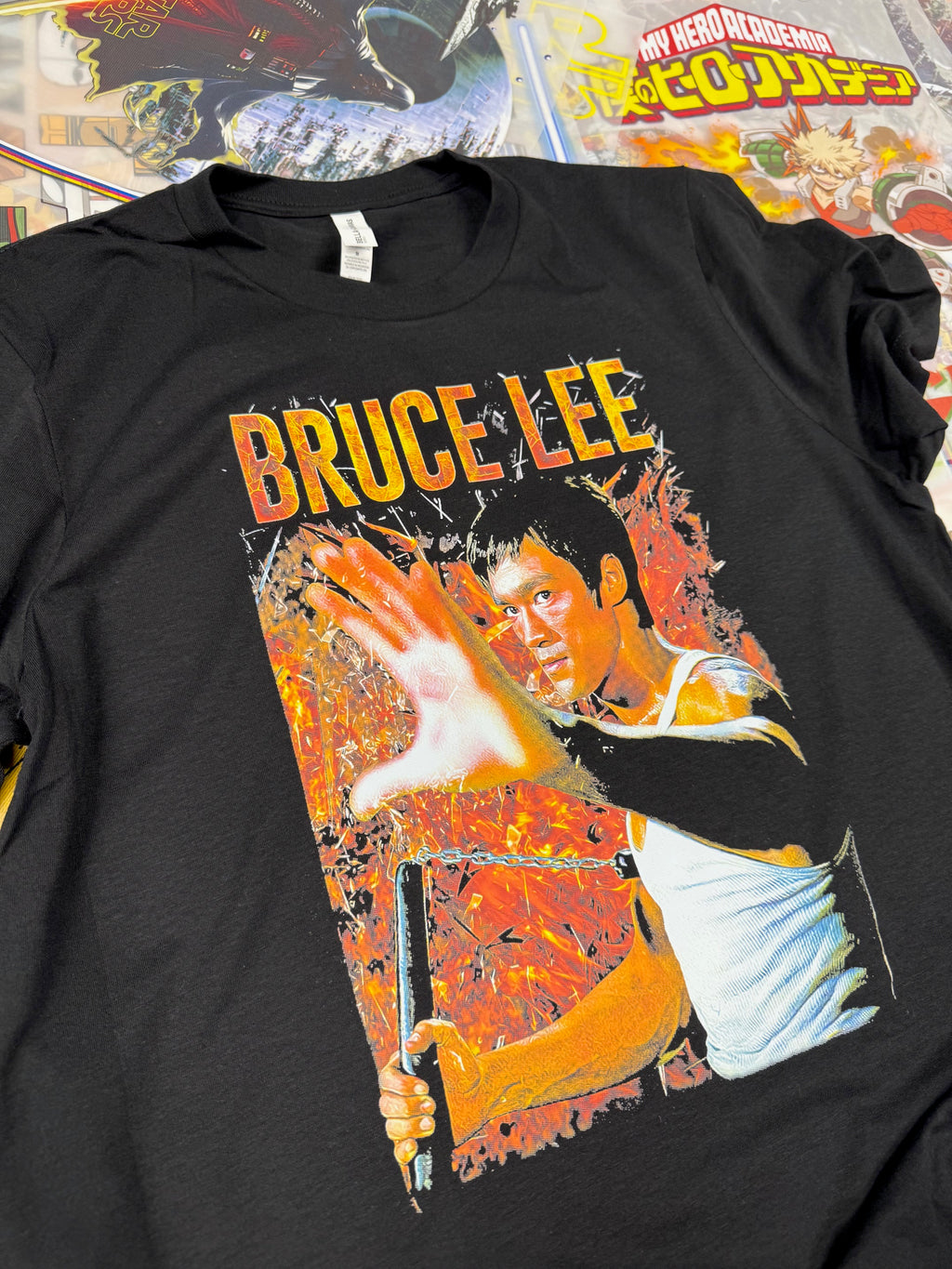 BRUCE LEE BLACK T SHIRT