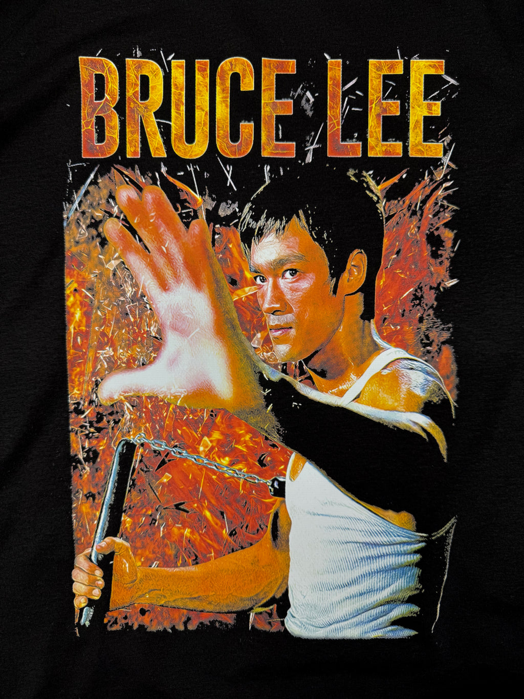 BRUCE LEE BLACK T SHIRT