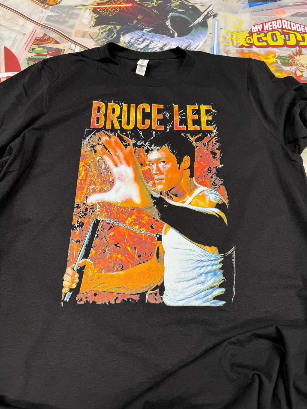BRUCE LEE BLACK T SHIRT