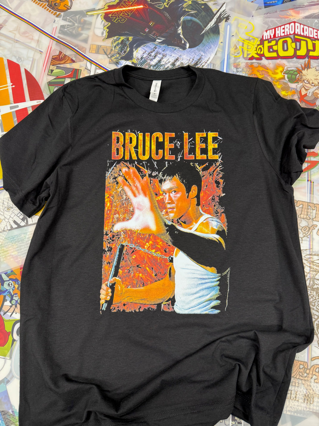 BRUCE LEE BLACK T SHIRT
