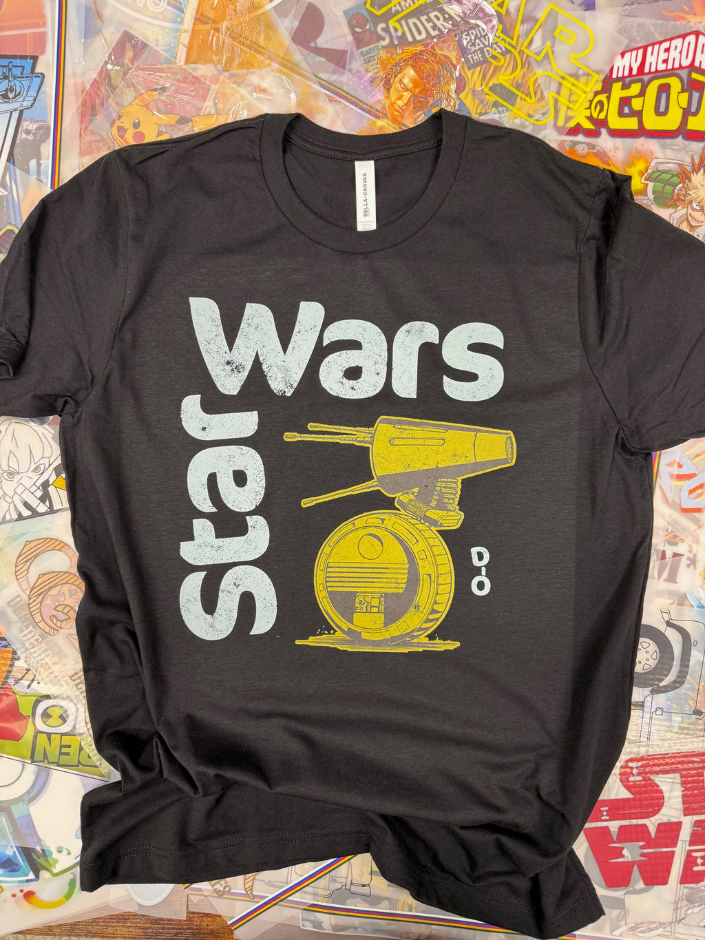 STAR WARS DROID D-O BLACK T SHIRT