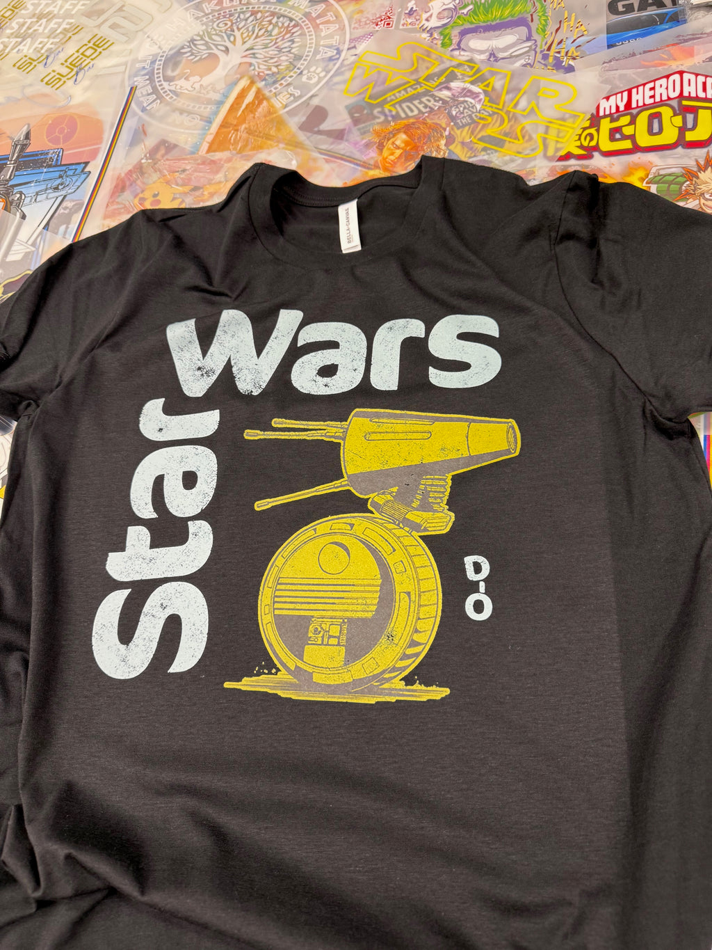 STAR WARS DROID D-O BLACK T SHIRT