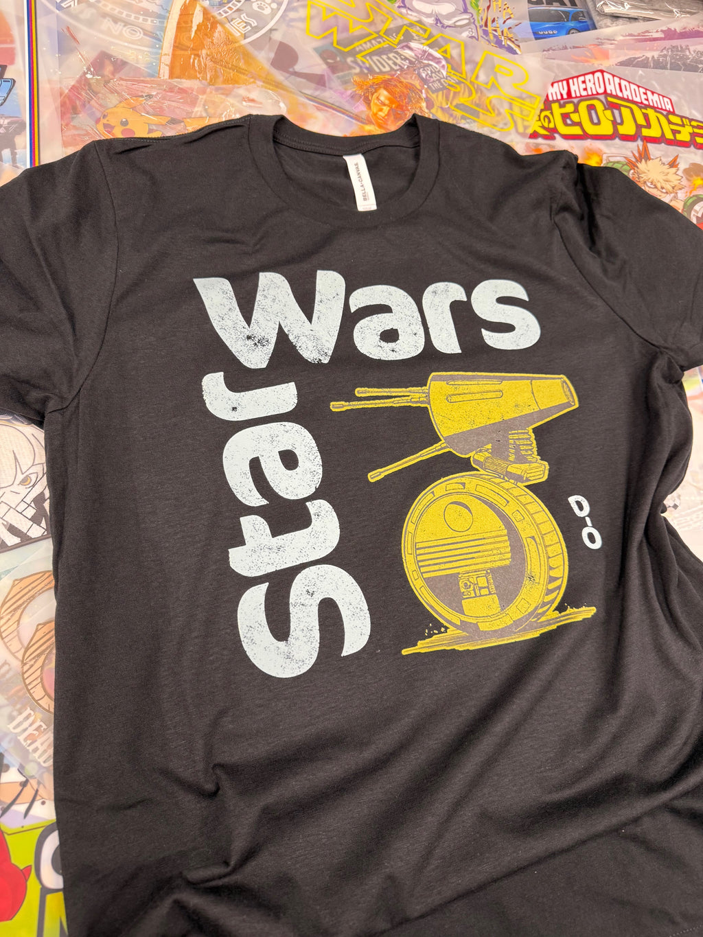 STAR WARS DROID D-O BLACK T SHIRT