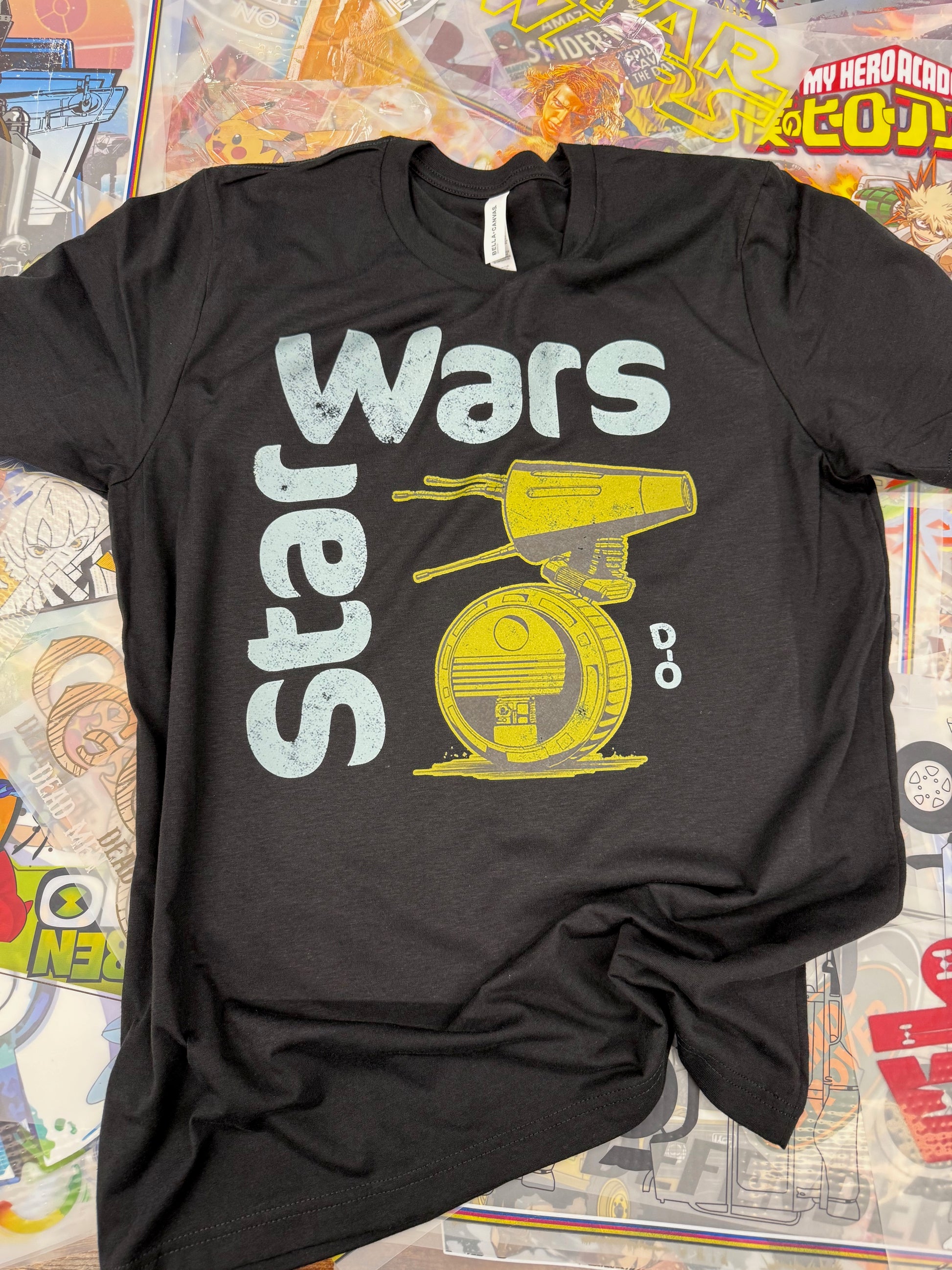 STAR WARS DROID D-O BLACK T SHIRT