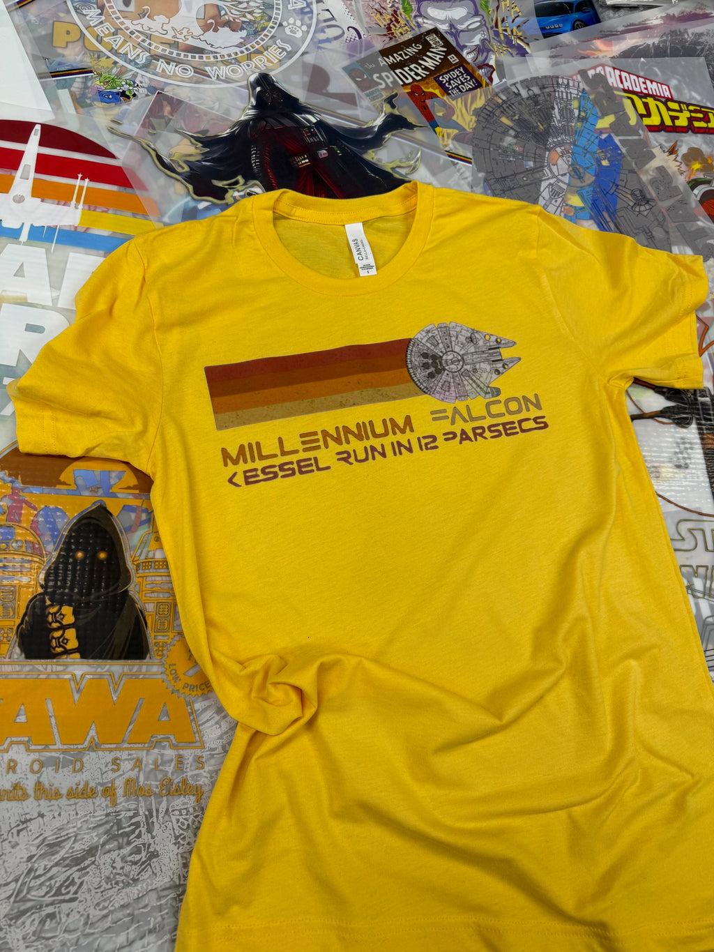 STAR WARS RETRO YELLOW T SHIRT