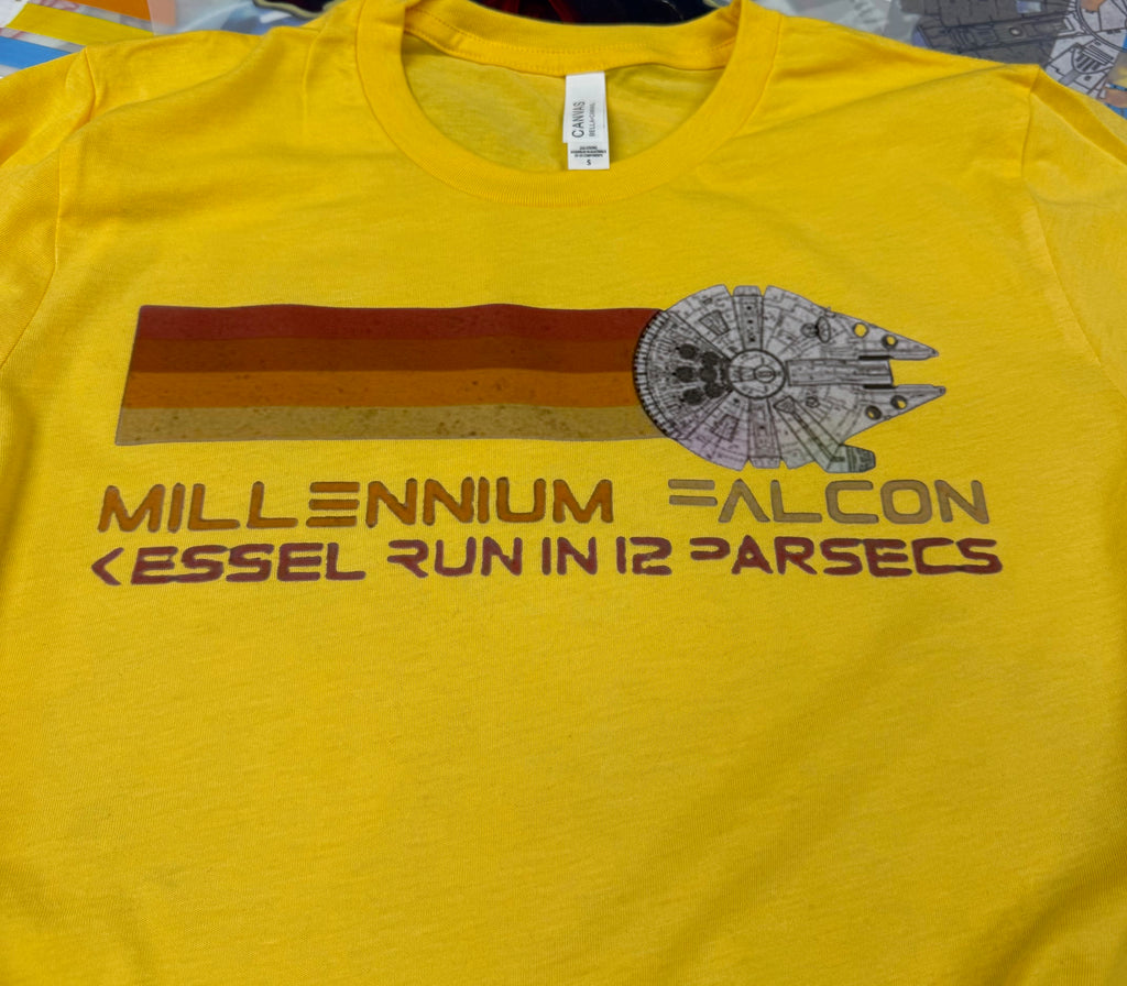STAR WARS RETRO YELLOW T SHIRT