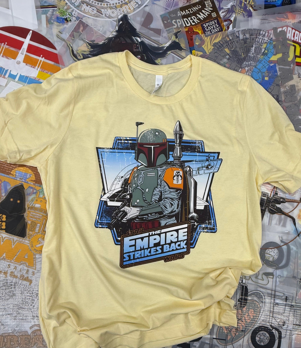 STAR WARS EMPIRE STRIKES BACK YELLOW T SHIRT