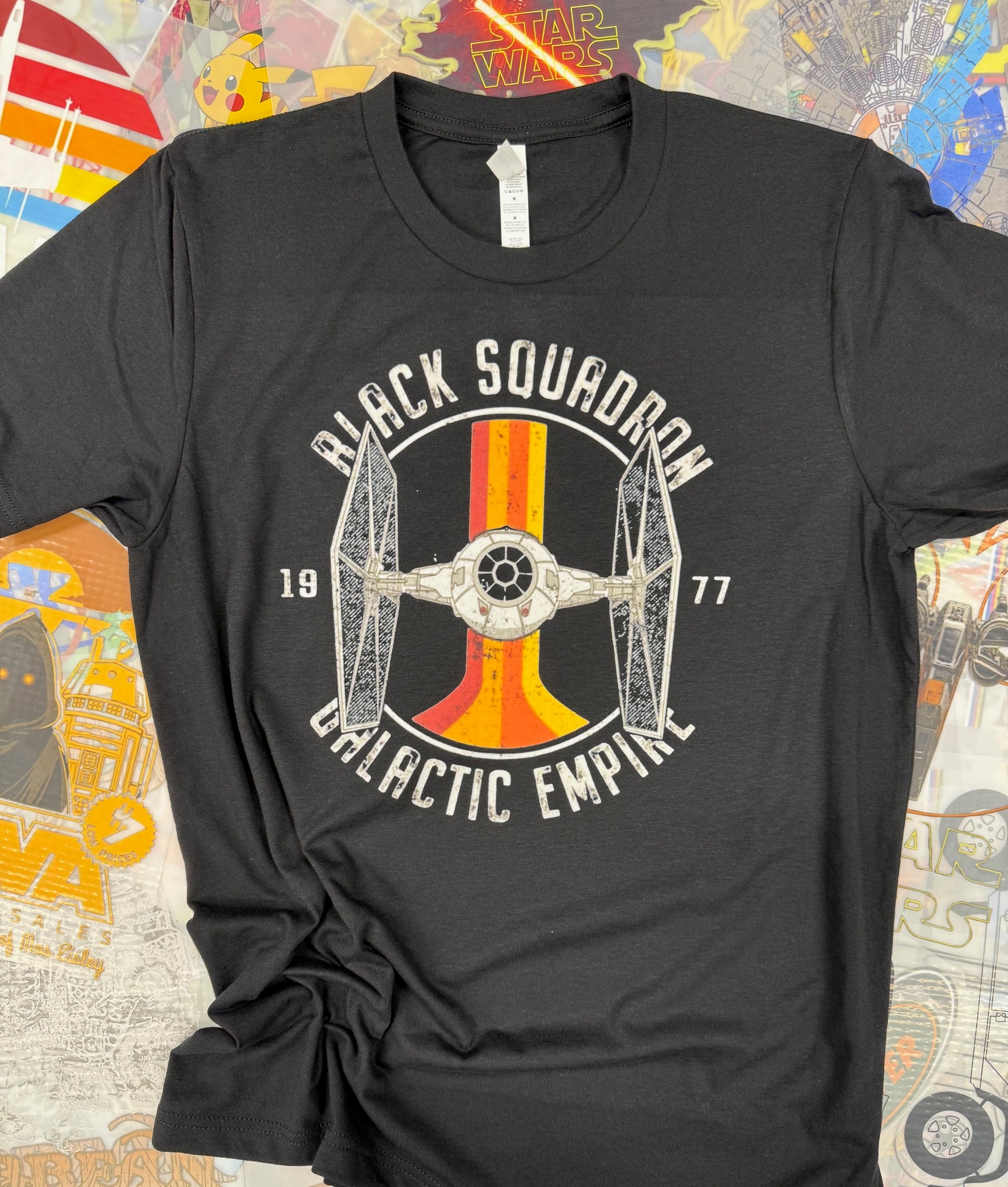 STAR WARS TIE FIGHTER  BLACK T SHIRT