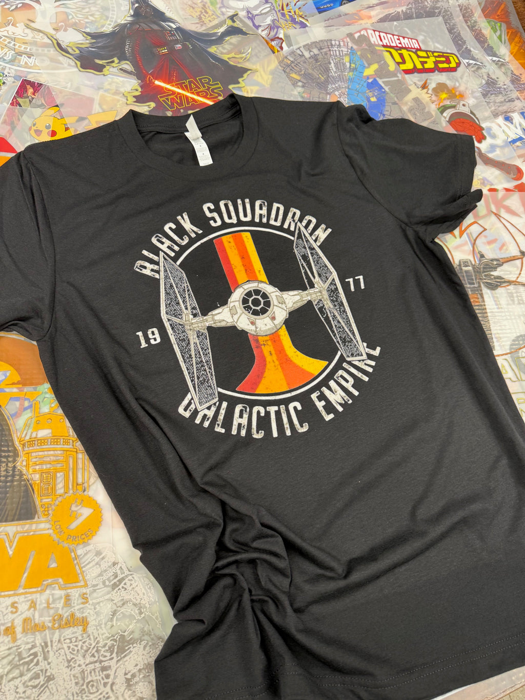 STAR WARS TIE FIGHTER  BLACK T SHIRT