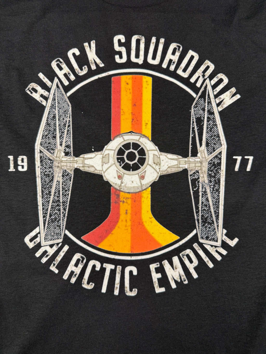 STAR WARS TIE FIGHTER  BLACK T SHIRT